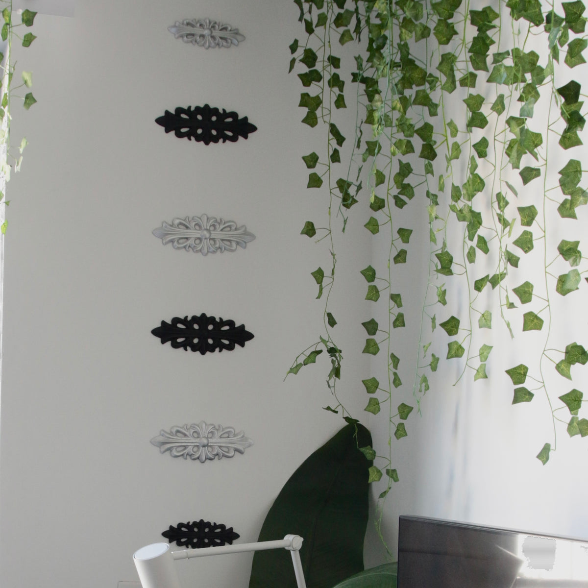 Mirrored Ornamental Cross Wall Art