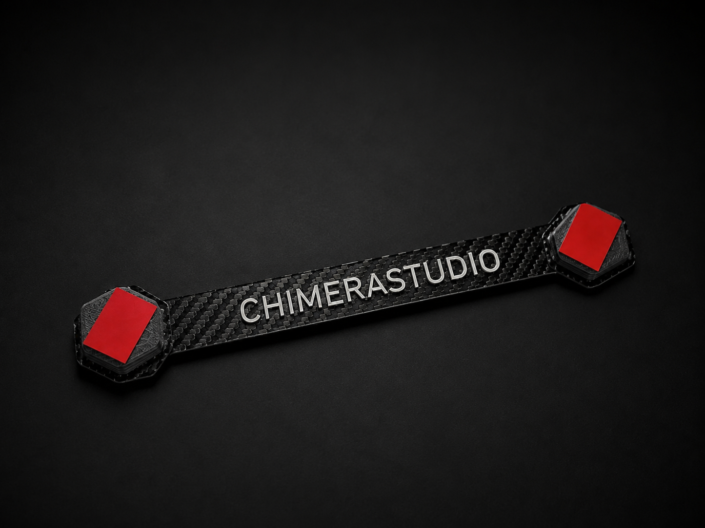 CHIMERA STUDIO V2 Magnetic License Plate Bracket mounted on a vehicle, showcasing easy attachment and sleek design.