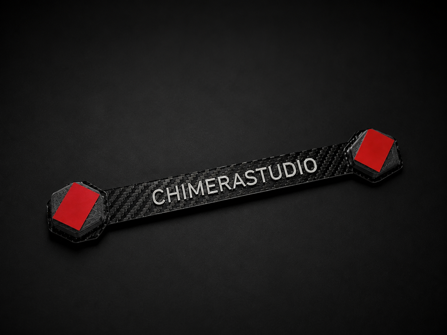 CHIMERA STUDIO V2 Magnetic License Plate Bracket mounted on a vehicle, showcasing easy attachment and sleek design.