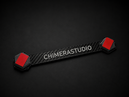 CHIMERA STUDIO V2 Magnetic License Plate Bracket mounted on a vehicle, showcasing easy attachment and sleek design.