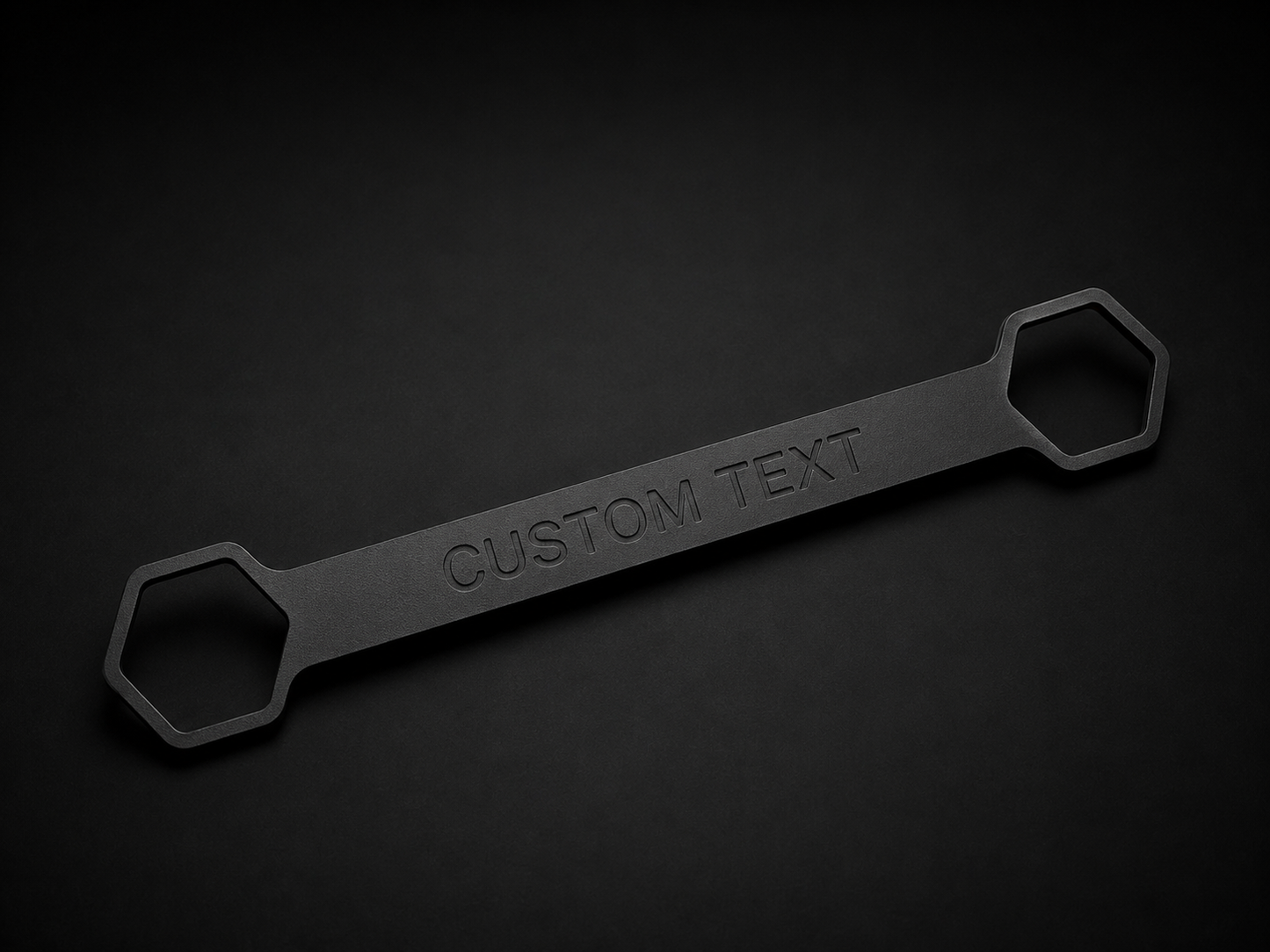 CHIMERA STUDIO V2 Magnetic License Plate Bracket showing the sleek black metal mount attached to a vehicle license plate