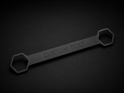 CHIMERA STUDIO V2 Magnetic License Plate Bracket showing the sleek black metal mount attached to a vehicle license plate