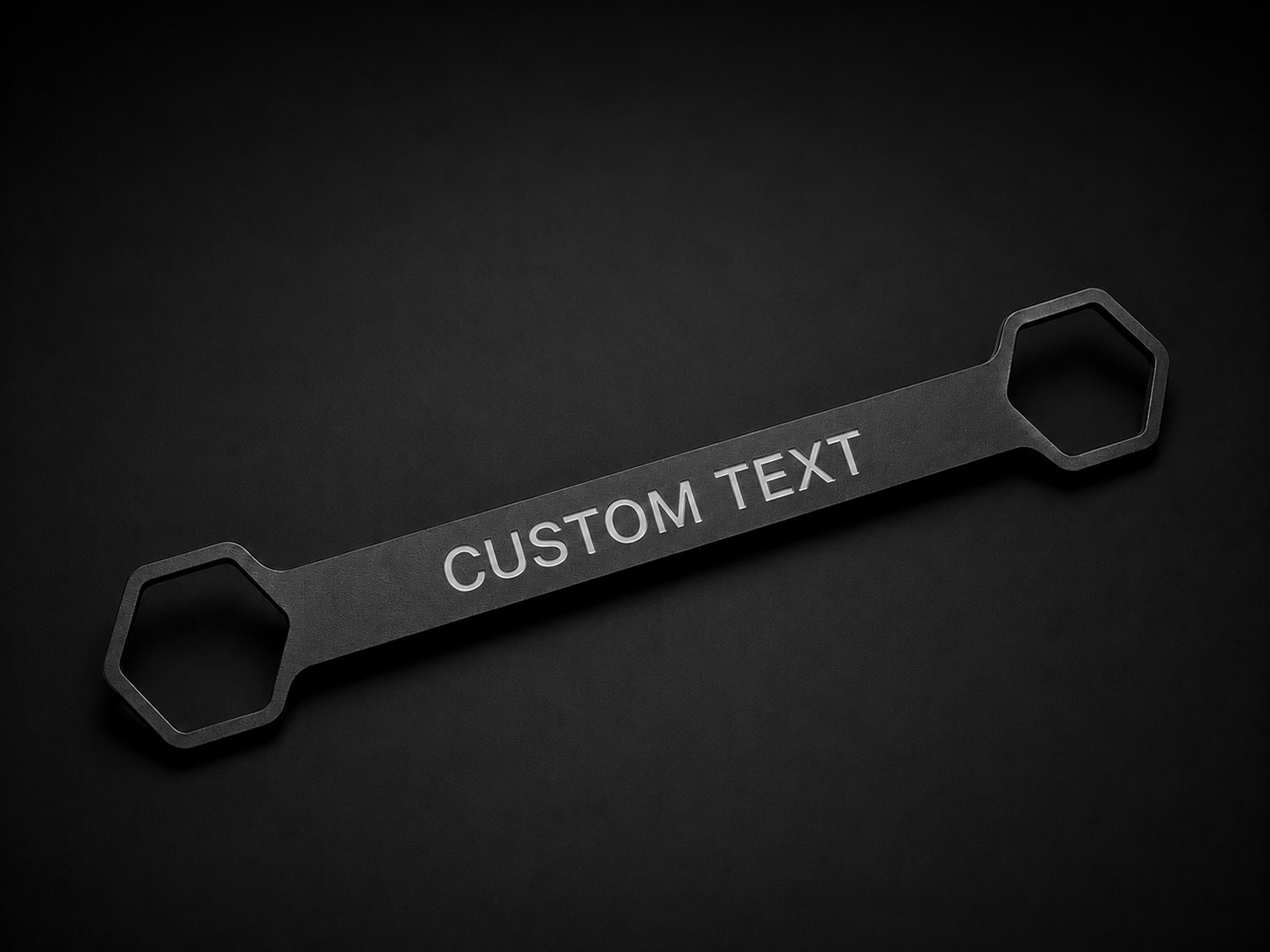 V2 Magnetic License Plate Bracket by CHIMERA STUDIO attached to a vehicle, showcasing a sleek, black mounting solution for license plates.