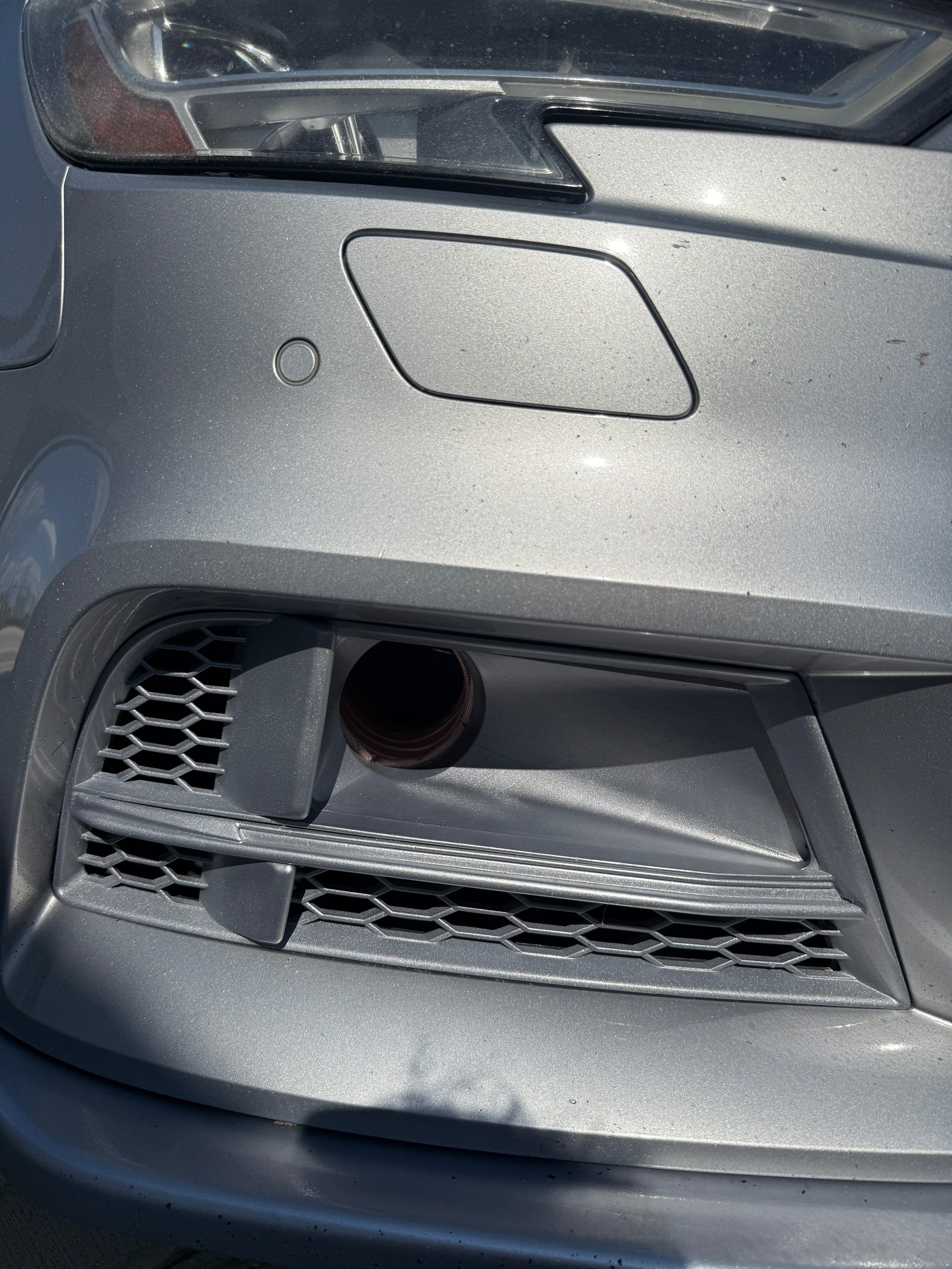 Chimera Studio A3 front bumper brake duct kit with left and right ducts for enhanced cooling and aerodynamics.