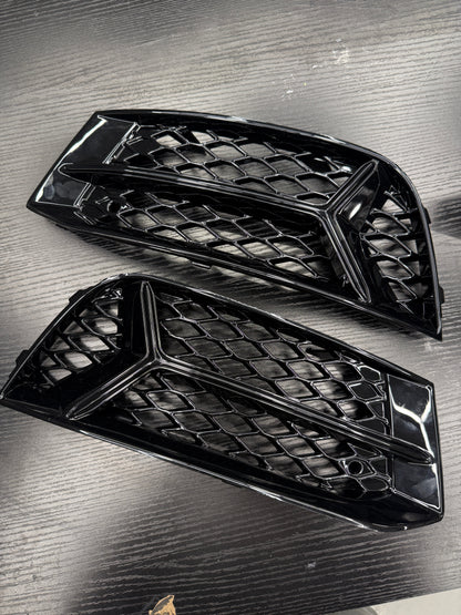 Chimera Studio preorder A3 front bumper brake duct kit with right and left ducts, designed for enhanced cooling and vehicle performance.